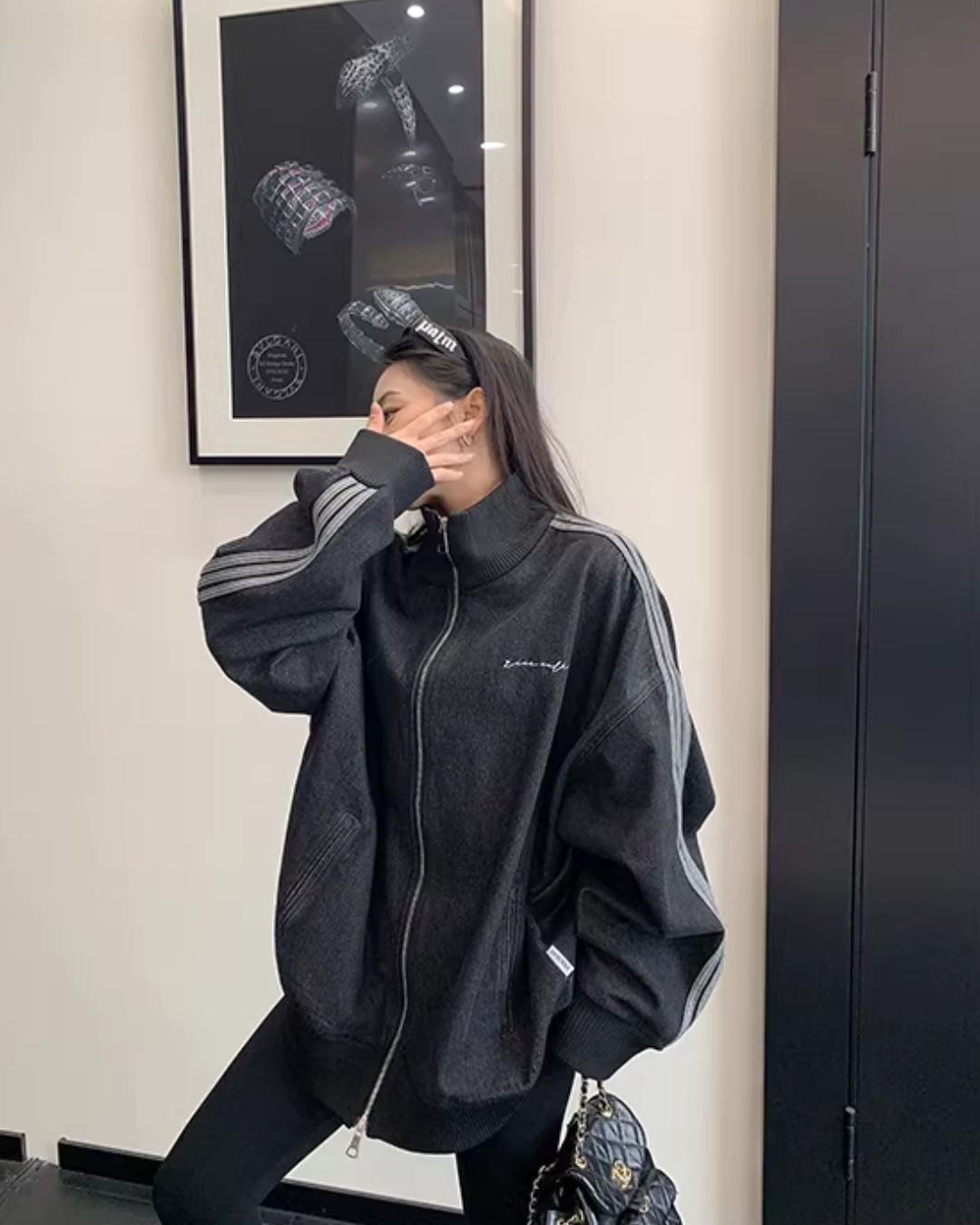 Sideline Denim Track Jacket Sideline Denim Track Jacket