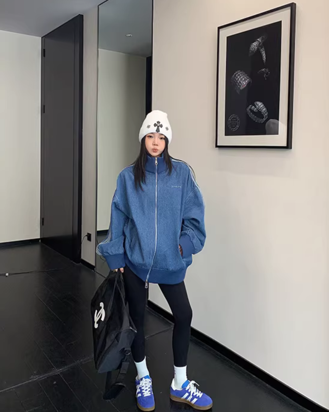 Sideline Denim Track Jacket Sideline Denim Track Jacket