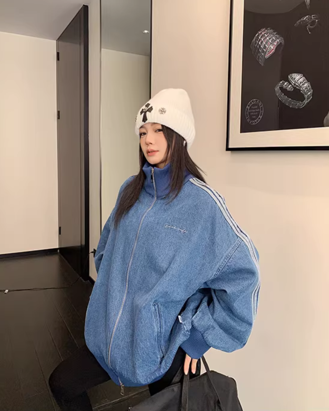 Sideline Denim Track Jacket Sideline Denim Track Jacket