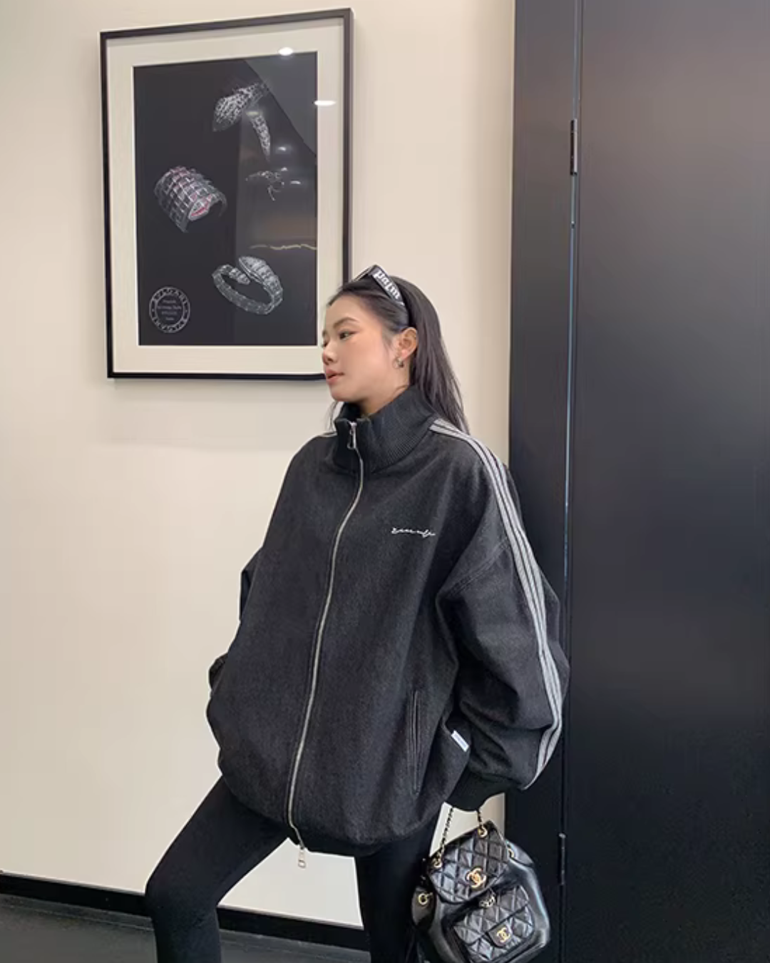 Sideline Denim Track Jacket Sideline Denim Track Jacket