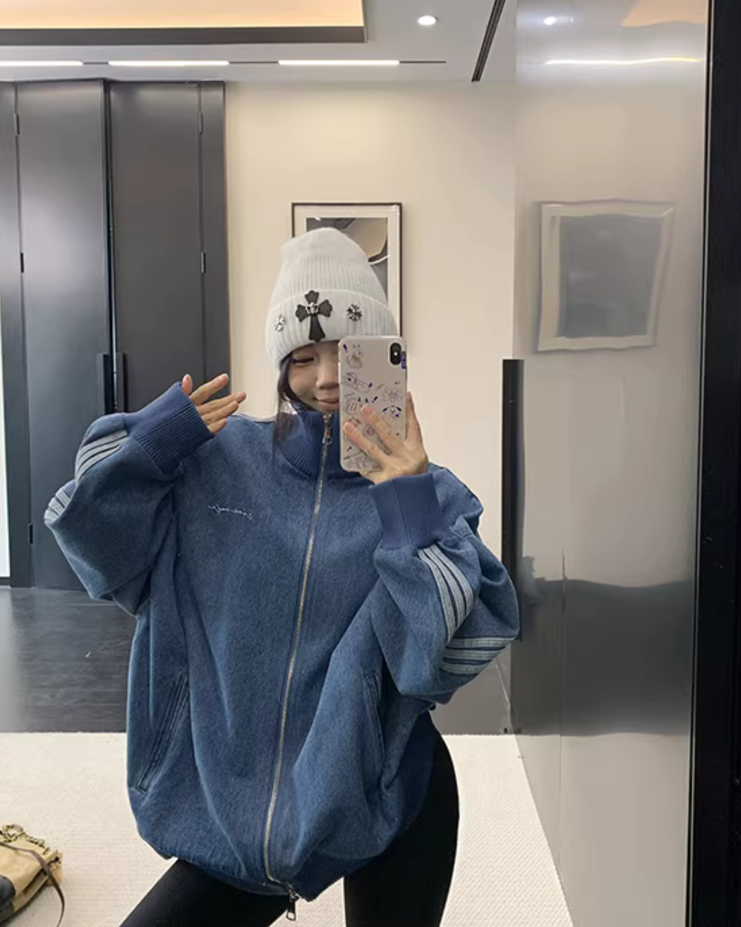 Sideline Denim Track Jacket Sideline Denim Track Jacket