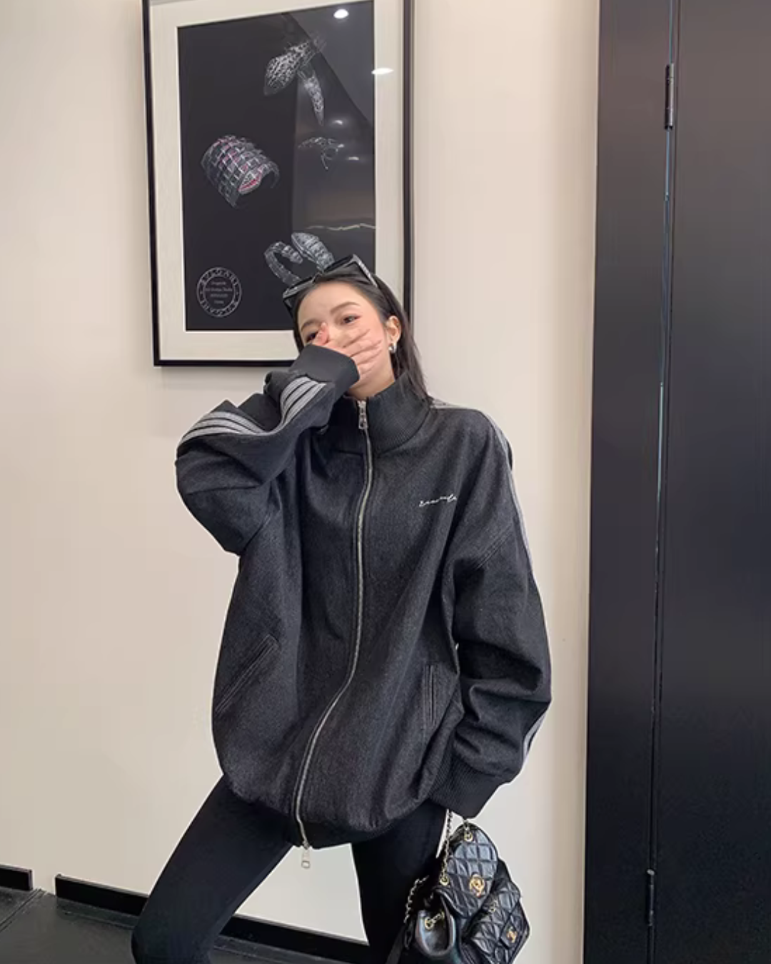 Sideline Denim Track Jacket Sideline Denim Track Jacket