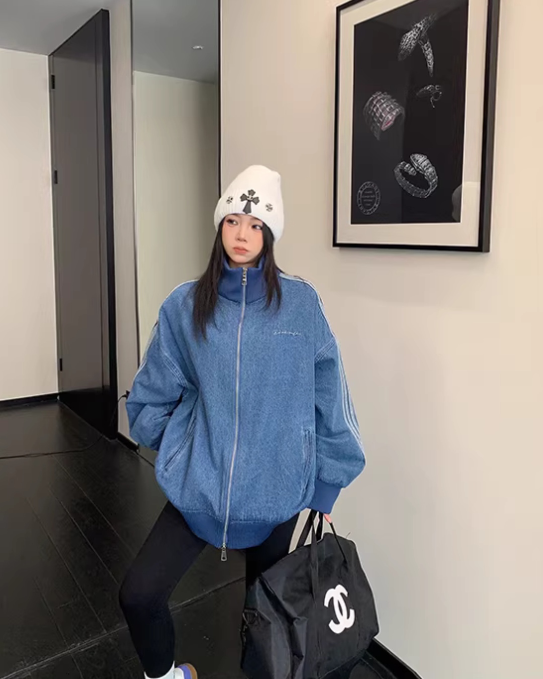 Sideline Denim Track Jacket Sideline Denim Track Jacket