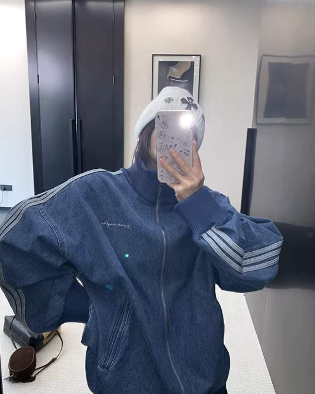 Sideline Denim Track Jacket Sideline Denim Track Jacket