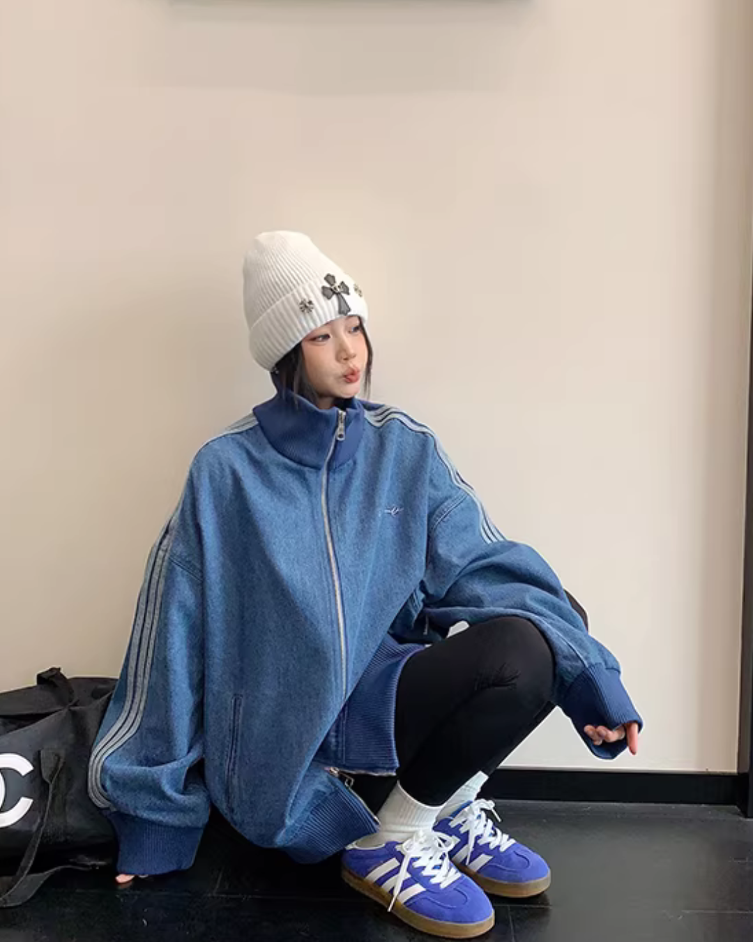 Sideline Denim Track Jacket Sideline Denim Track Jacket