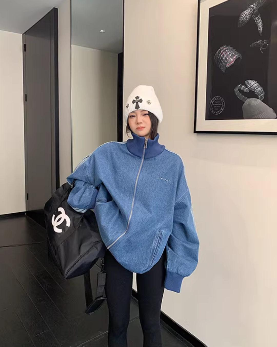 Sideline Denim Track Jacket Sideline Denim Track Jacket