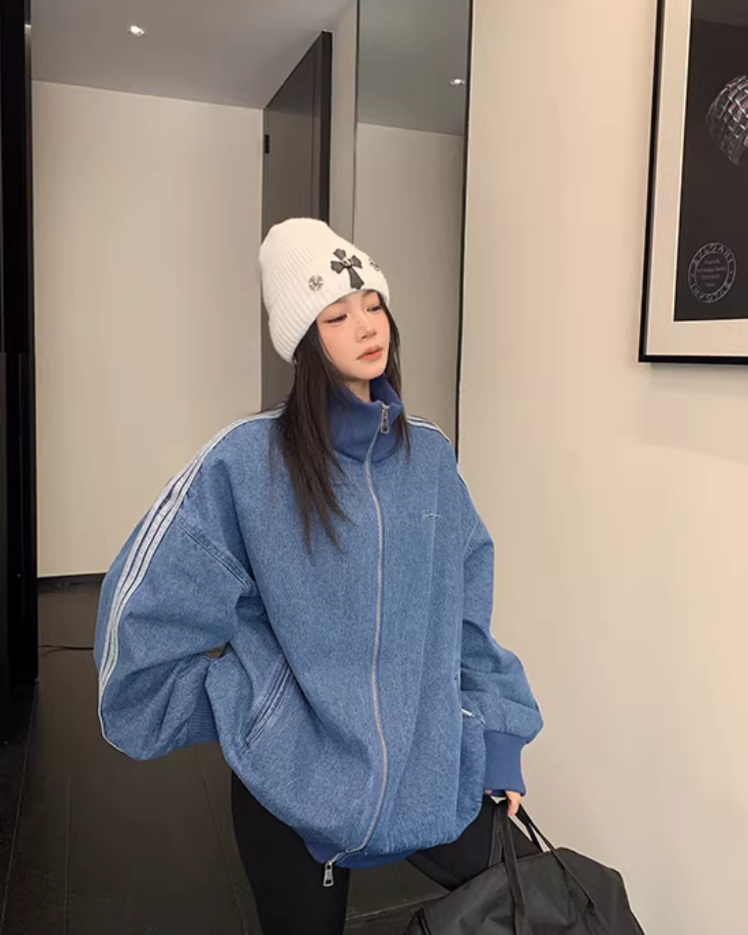 Sideline Denim Track Jacket Sideline Denim Track Jacket