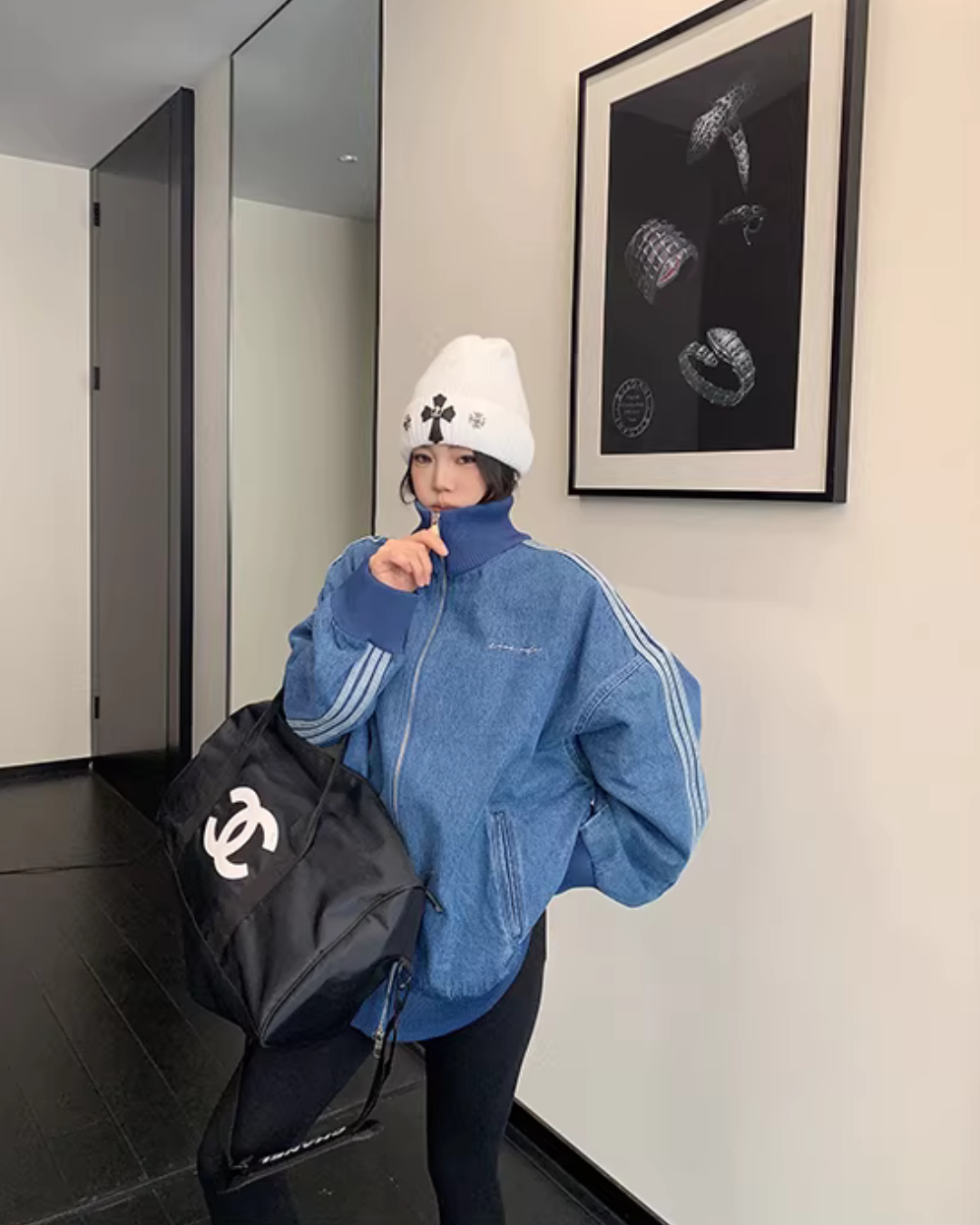 Sideline Denim Track Jacket Sideline Denim Track Jacket