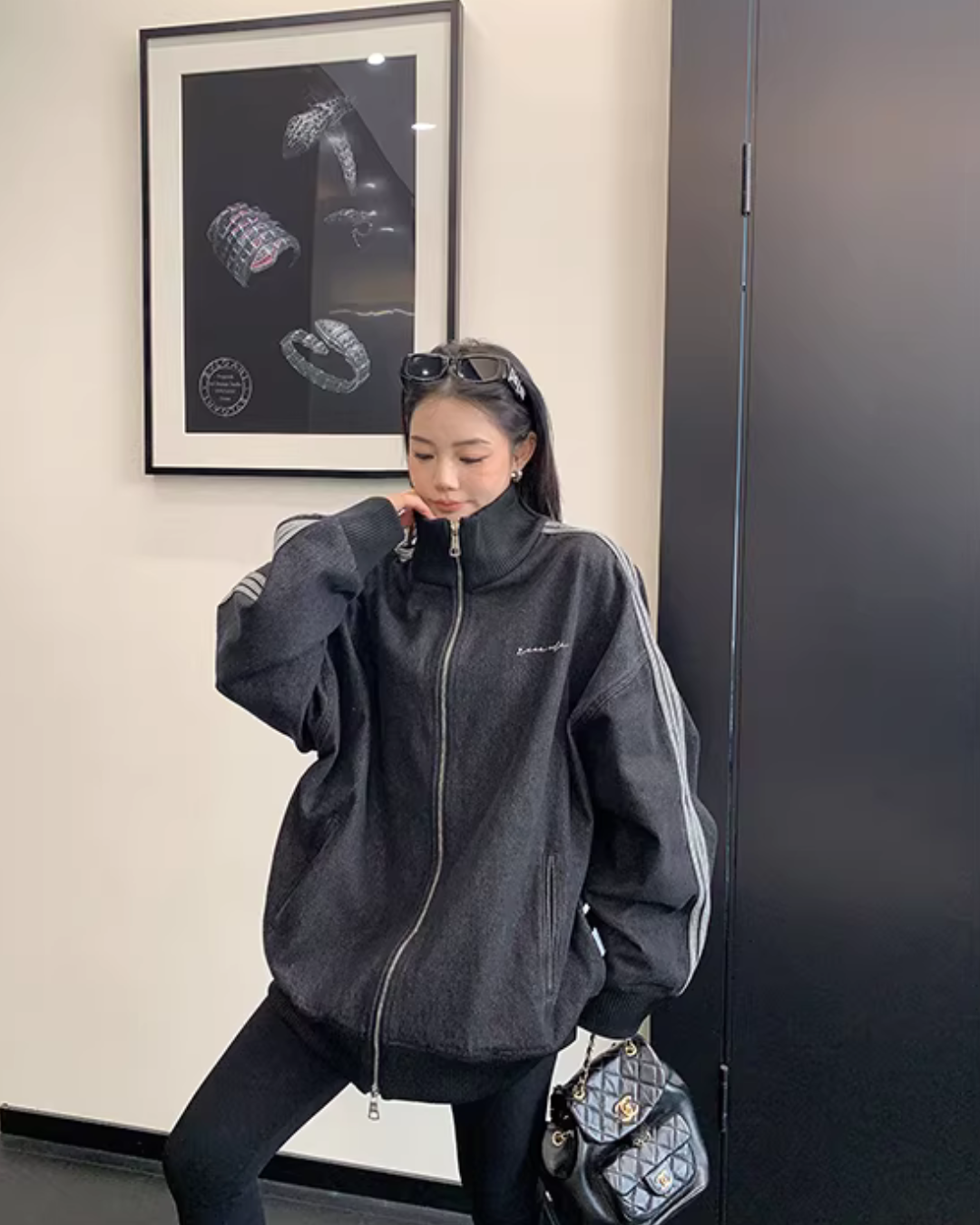 Sideline Denim Track Jacket Sideline Denim Track Jacket