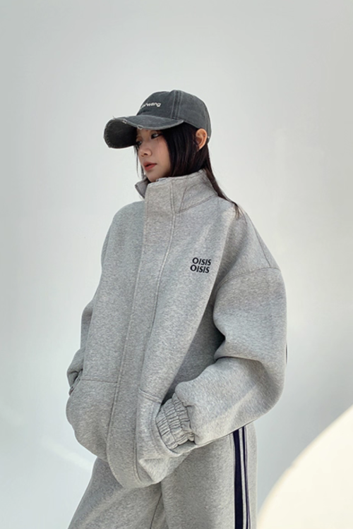 Sideline Stand Neck Jacket / Loose Pants