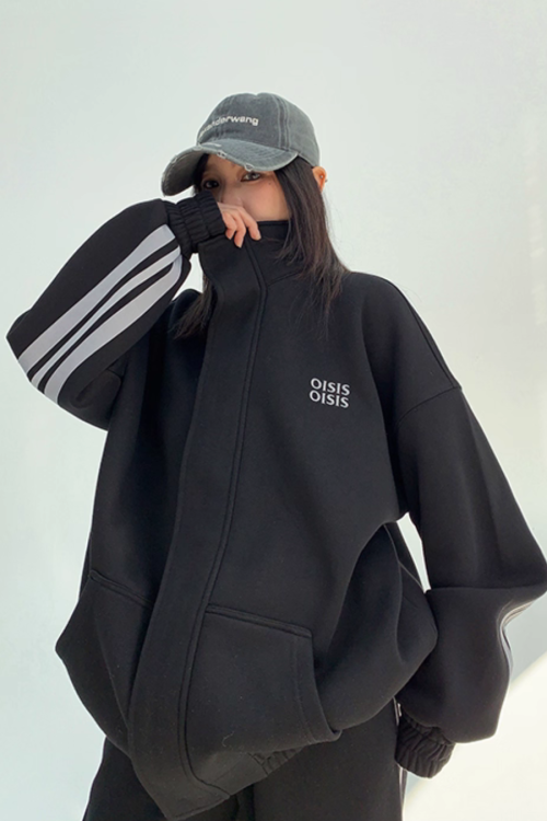 Sideline Stand Neck Jacket / Loose Pants