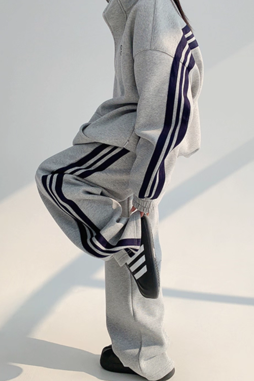 Sideline Stand Neck Jacket / Loose Pants