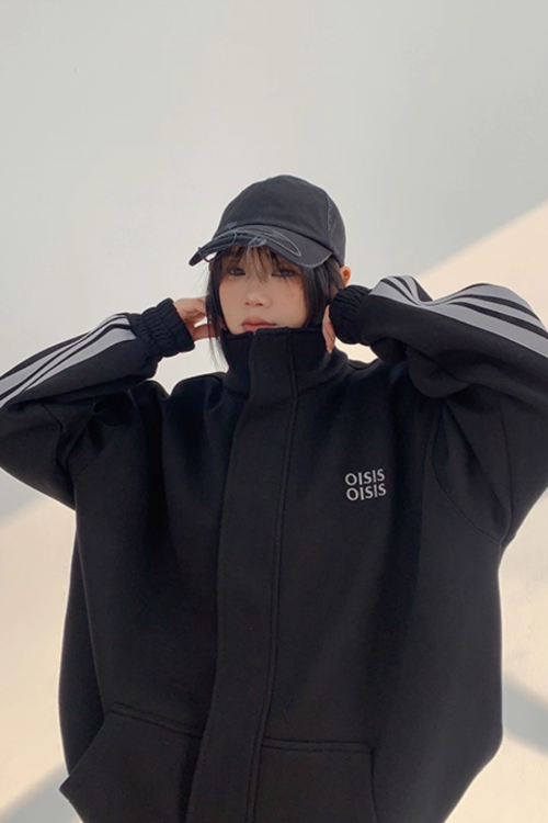 Sideline Stand Neck Jacket / Loose Pants