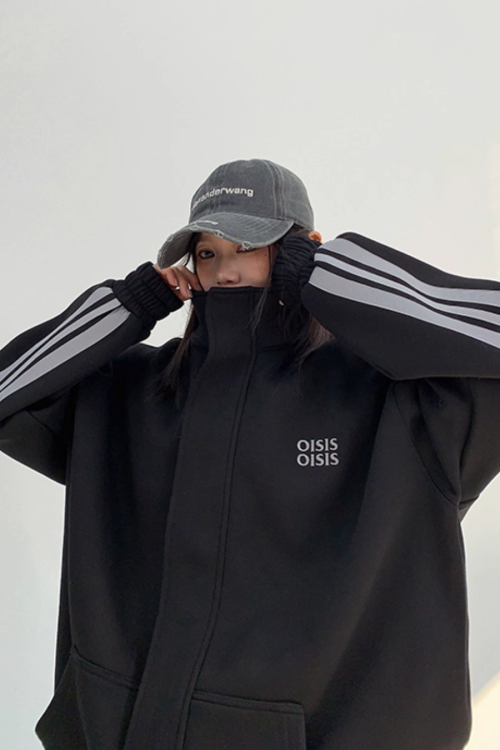 Sideline Stand Neck Jacket / Loose Pants