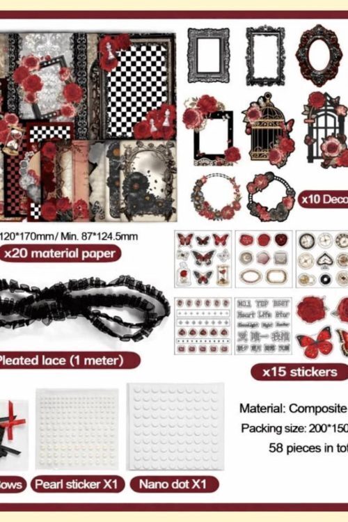 Silver Convertible Ita Bag with Clear Window for Photocards and Pins