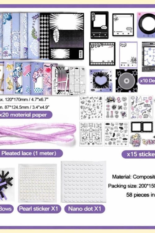 Silver Convertible Ita Bag with Clear Window for Photocards and Pins