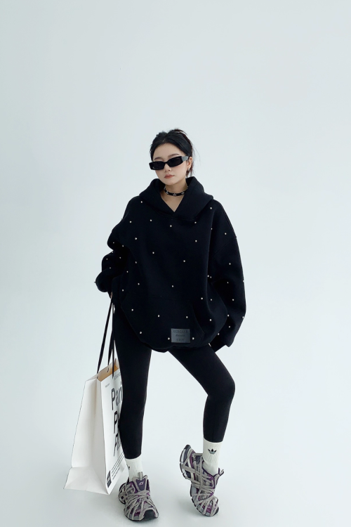 Silver Pearl Sweat Hoodie