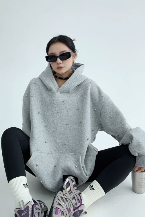 Silver Pearl Sweat Hoodie