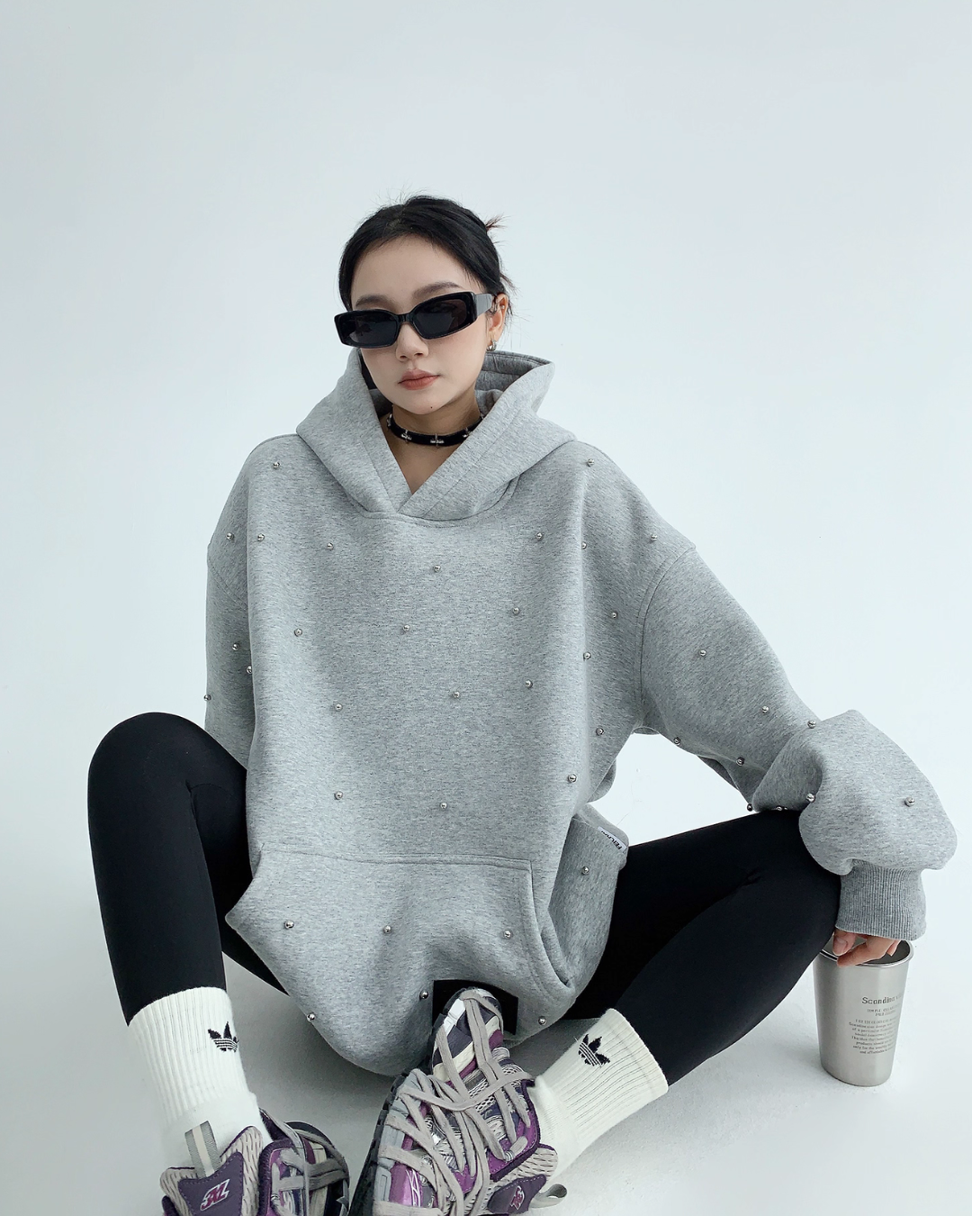 Silver Pearl Sweat Hoodie Silver Pearl Sweat Hoodie