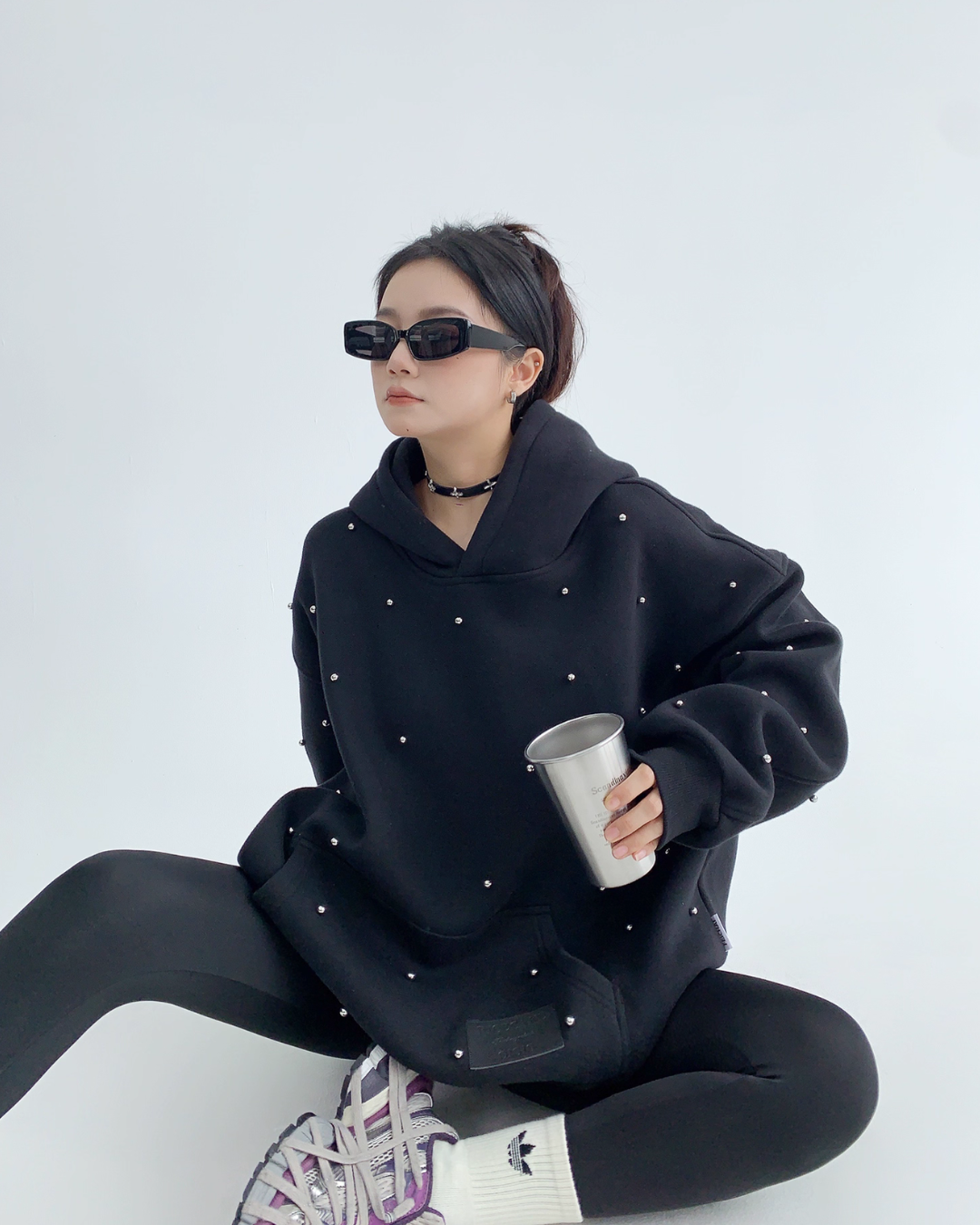 Silver Pearl Sweat Hoodie Silver Pearl Sweat Hoodie