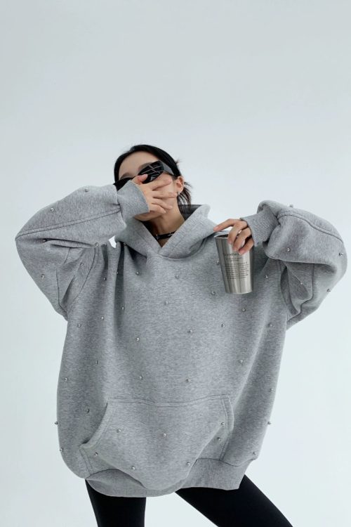 Silver Pearl Sweat Hoodie