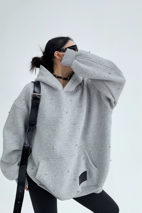 Silver Pearl Sweat Hoodie