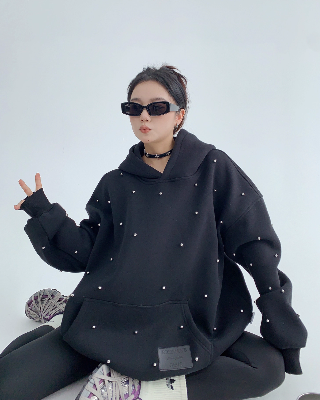 Silver Pearl Sweat Hoodie Silver Pearl Sweat Hoodie