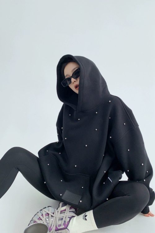 Silver Pearl Sweat Hoodie