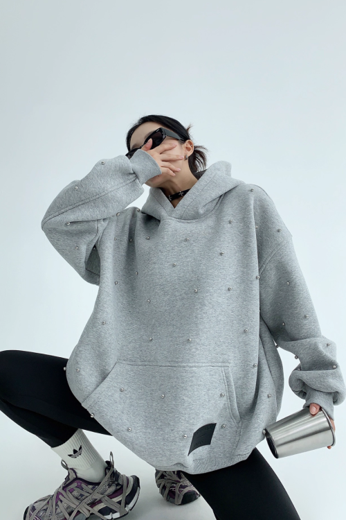 Silver Pearl Sweat Hoodie