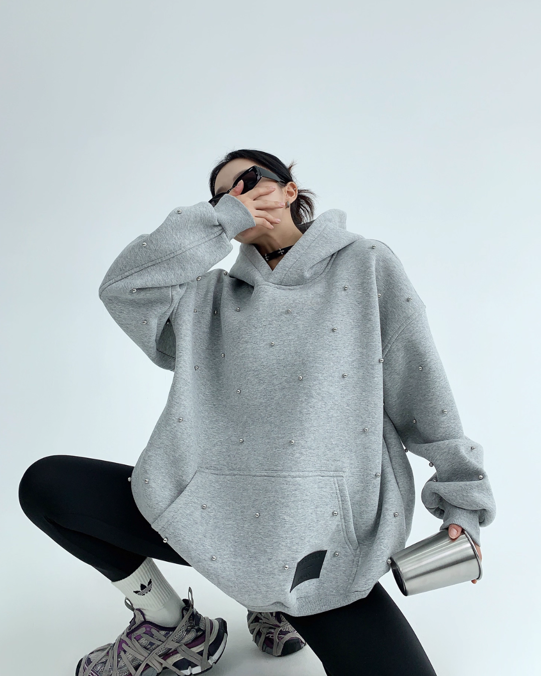 Silver Pearl Sweat Hoodie Silver Pearl Sweat Hoodie
