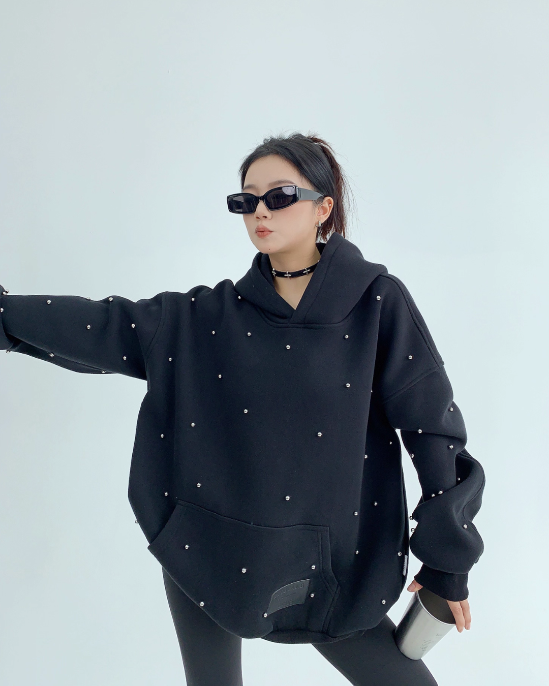 Silver Pearl Sweat Hoodie Silver Pearl Sweat Hoodie