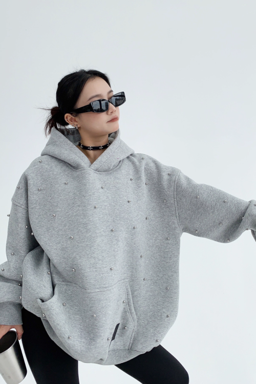 Silver Pearl Sweat Hoodie