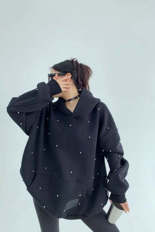 Silver Pearl Sweat Hoodie