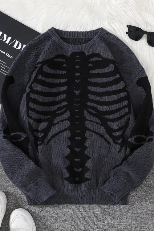 Skeleton Pullover Sweater