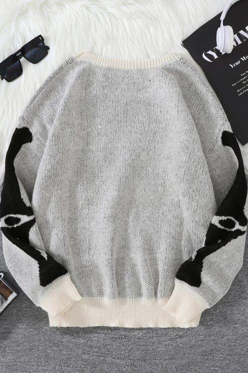 Skeleton Pullover Sweater
