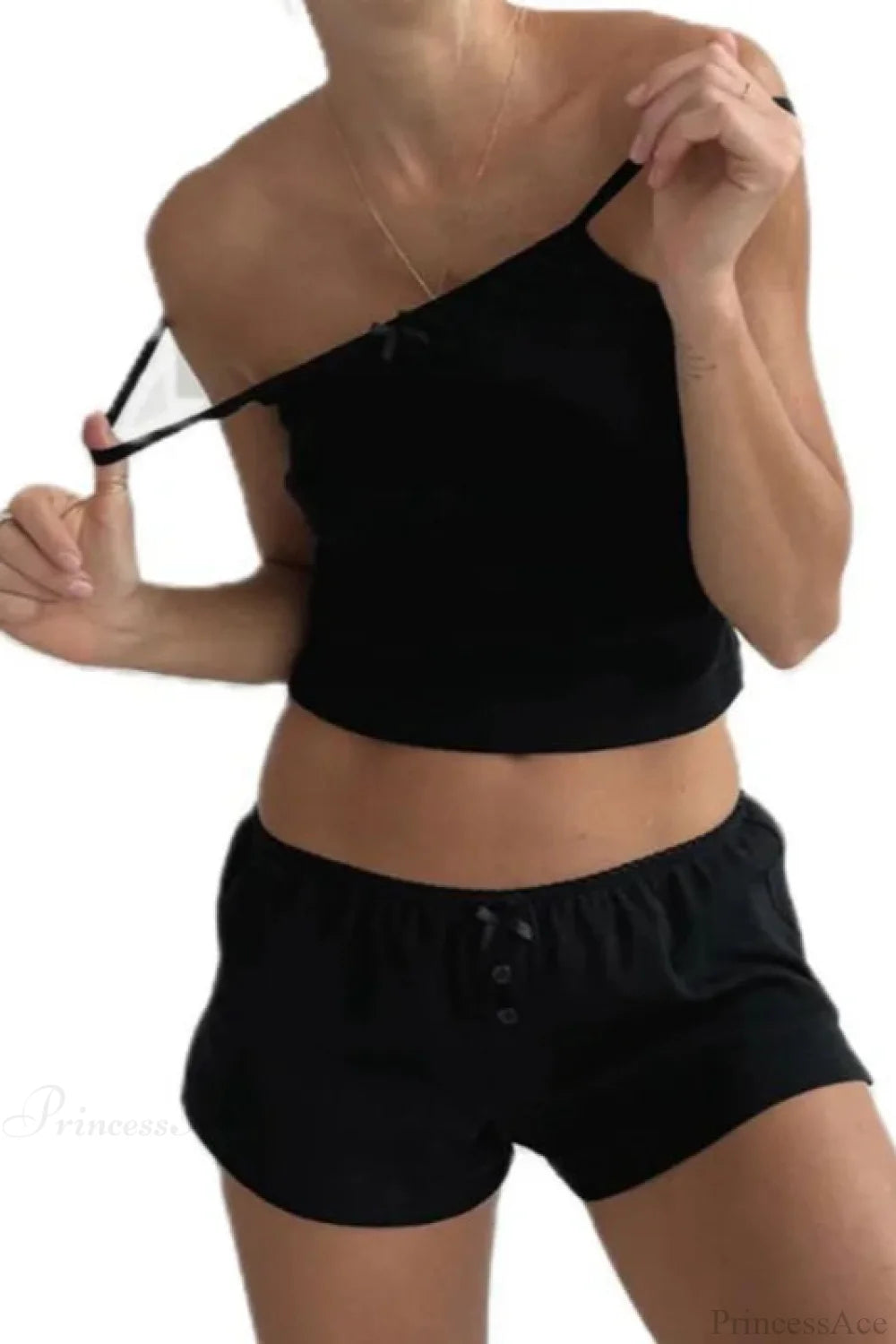 Sleeveless Crop Cami Lounge Set Sleeveless Crop Cami Lounge Set