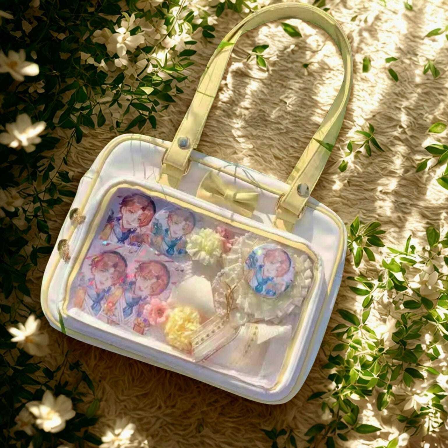 Small Black Convertible Ita Bag for Pin Display Small Black Convertible Ita Bag for Pin Display