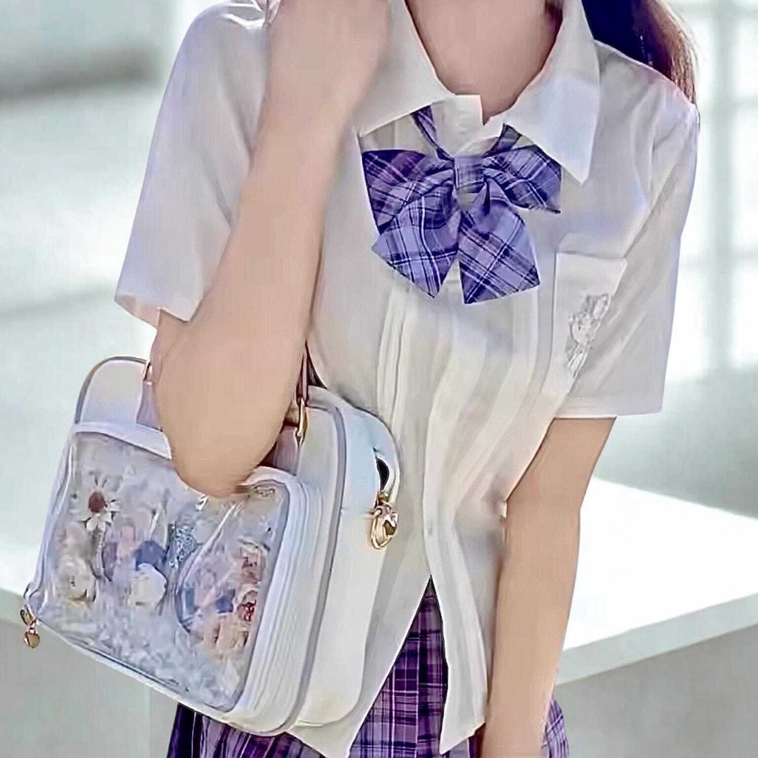 Small Black Convertible Ita Bag for Pin Display Small Black Convertible Ita Bag for Pin Display