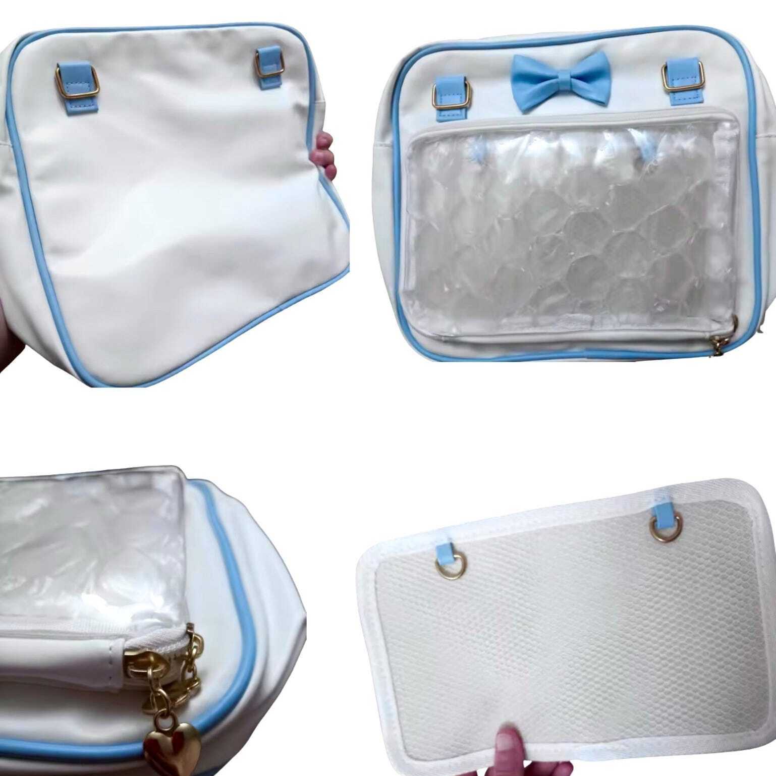 Small Black Convertible Ita Bag for Pin Display Small Black Convertible Ita Bag for Pin Display