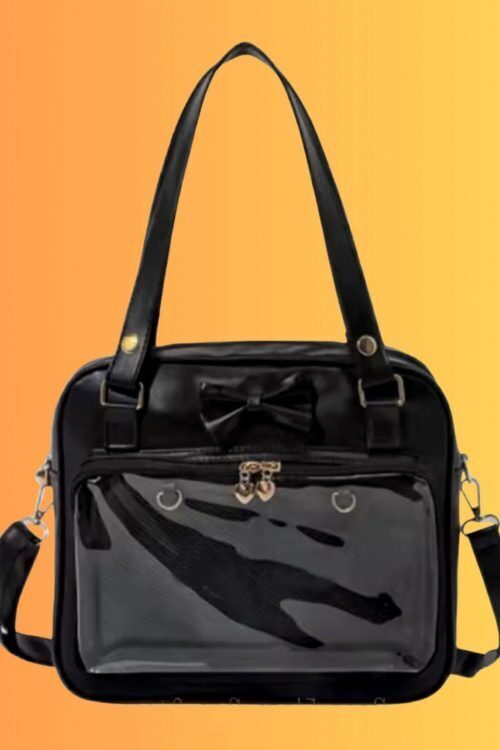 Small Black Convertible Ita Bag for Pin Display