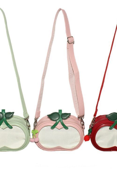 Small Cherry Ita Crossbody Bag for Plushies and Pins