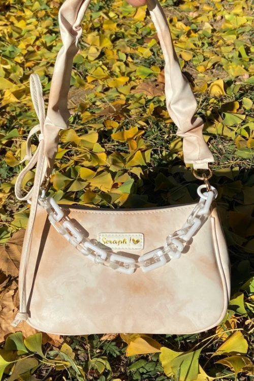 Small Convertible Ita Bag with Clear Window for Pin Display