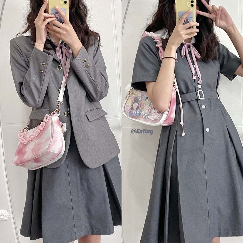 Small Convertible Ita Bag with Clear Window for Pin Display Small Convertible Ita Bag with Clear Window for Pin Display