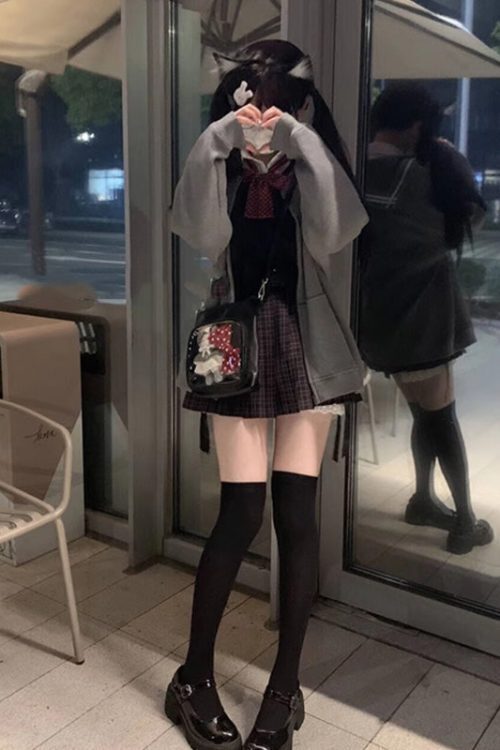 Small Ita Crossbody Bag with Clear Window and Included Insert for Plushies and Pins