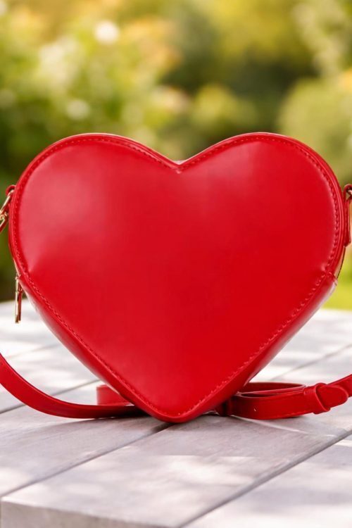 Small Red Heart Convertible Ita Bag