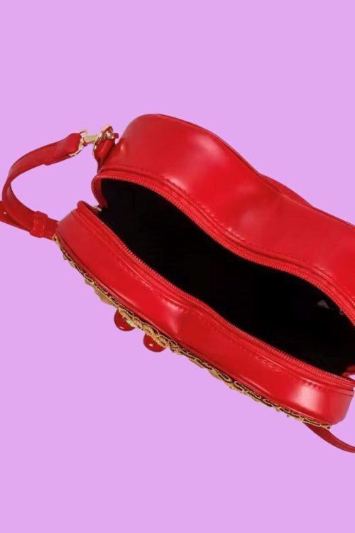 Small Red Heart Convertible Ita Bag