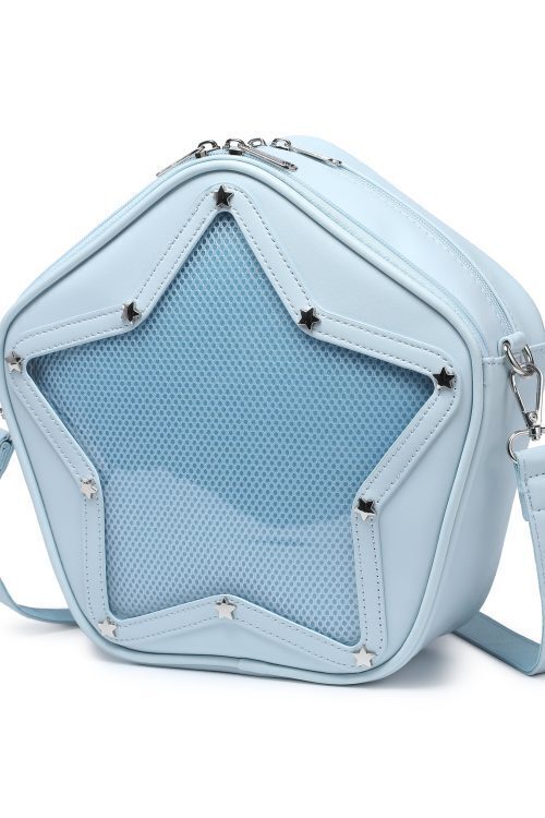 Small Y2K Star Ita Bag for Pin Display