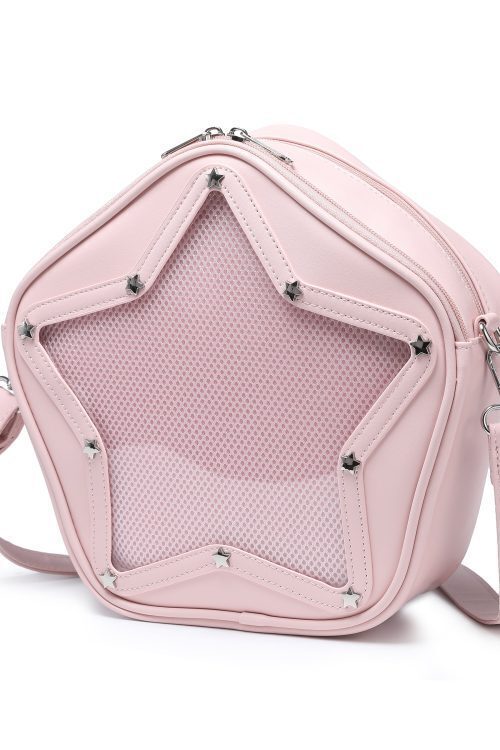 Small Y2K Star Ita Bag for Pin Display