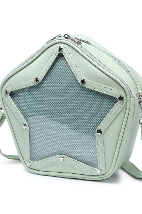 Small Y2K Star Ita Bag for Pin Display