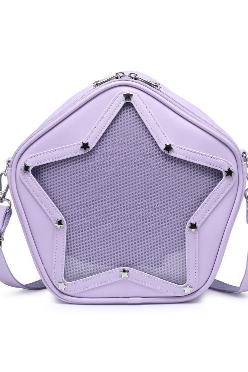 Small Y2K Star Ita Bag for Pin Display